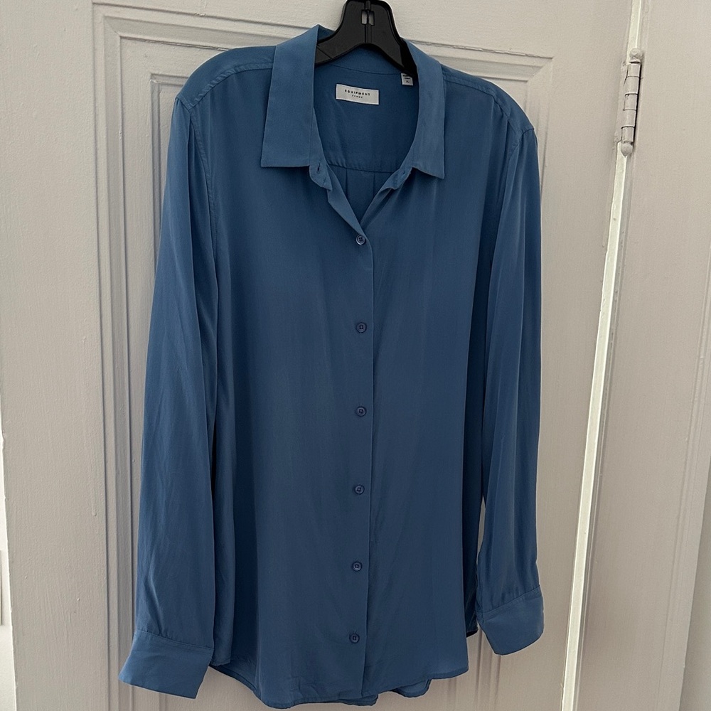 Equipment Light Blue Shirt